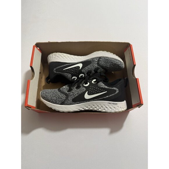 New Women’s Size 6 Black White Nike Legend React Running Shoes AA1626 009 - Picture 1 of 10